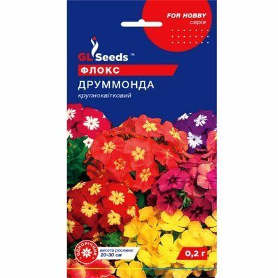 Насіння квітів Флокс Друмонда 0,2 г (GL SEEDS)