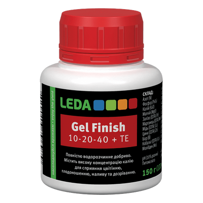Добриво Gel Finish 10-20-40 + ТЕ, 100 мл / 150 г (Leda Agro)