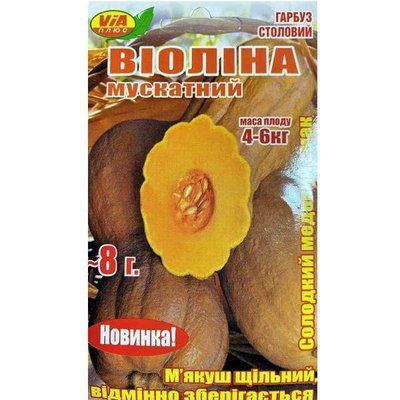 Насіння гарбуза Віоліна мускатний 8 г (VIA+)