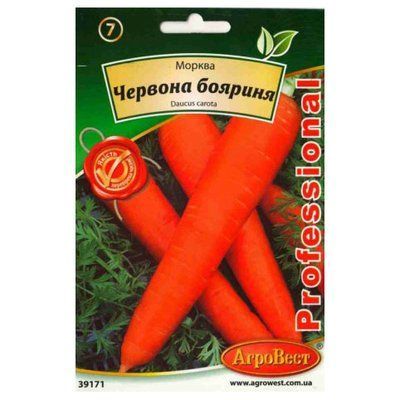 Насіння моркви Червона Бояриня 5 г (АгроВест)
