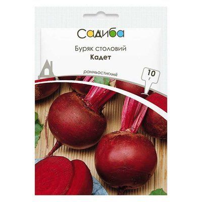 Насіння буряка столового Кадет, 10 г (Садиба)