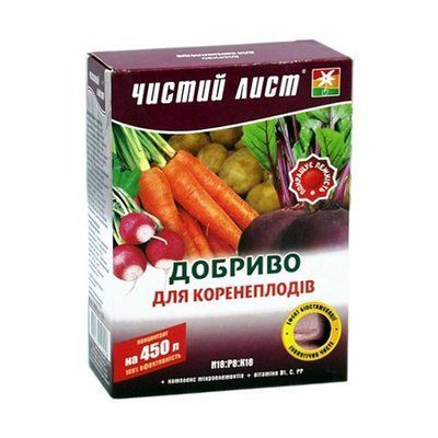 Добриво Чистий лист для коренеплодів 300 гр