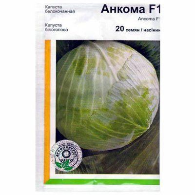 Насіння капусти білоголова Анкома F1, 20 нас (АГРОПАКГРУП)