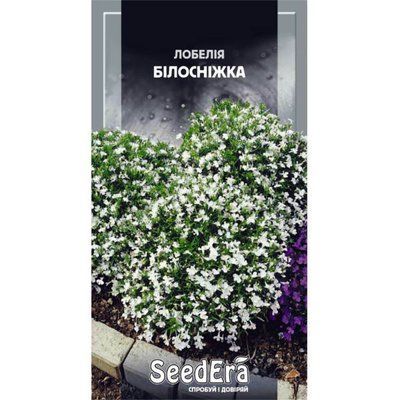 Насіння квітів Лобелія Білосніжка , 0,1 г(Seedera)