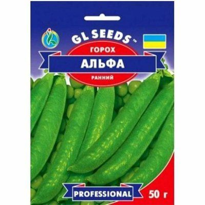 Насіння гороху Альфа, 50 г (GL SEEDS)