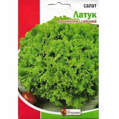 Насіння салату Латук, 10 г (Яскрава)
