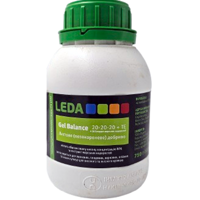 Добриво Gel Balance 20-20-20+ ТЕ, 750 г г(Leda)
