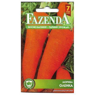 Насіння моркви Оленка 2 г (Fazenda)