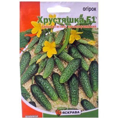 Насіння огірка Хрустяшка F1 , 5 г (Яскрава)